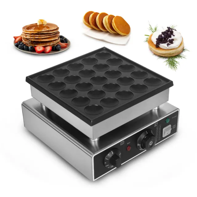 Commercial Egg and Muffin Toaster 25/36/50 Holes Muffin Round Waffle Maker 110V 2