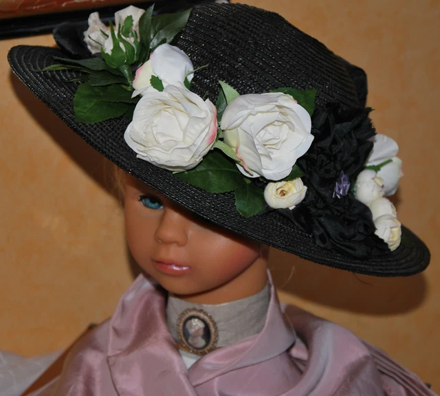 SURENHAP Chapeau de paille de poupée 10 pièces poupée chapeau de paille Mini chapeau d'herbe