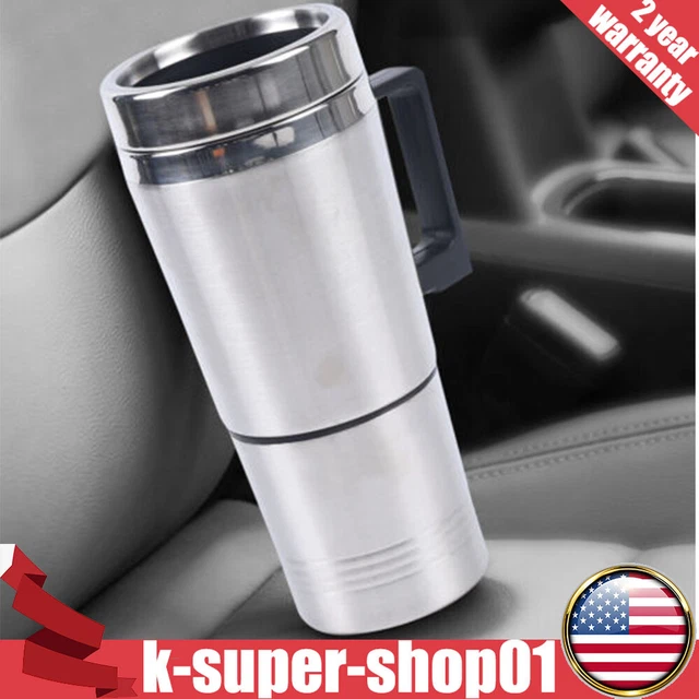 12V 100W 300ml Car Heating Cup Coffee Travel Pot Heated Thermos Kettle Portable