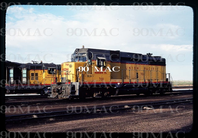 Original Slide, Union Pacific-UP EMD GP30 #701. 1977.
