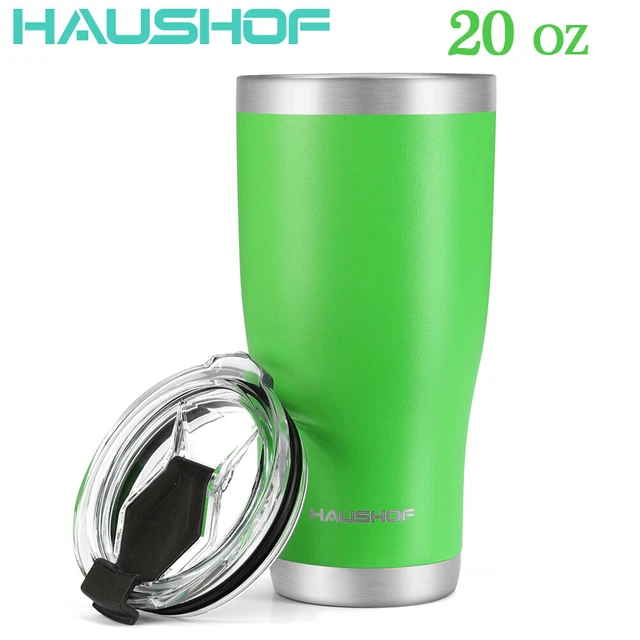 HAUSHOF 20 oz Tumbler Stainless Steel Vacuum Insulated Coffee Tumbler Travel Mug