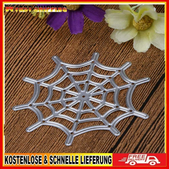 Carbon Steel Cutting Dies Spider Web Shape DIY Card Making Dies for Scrapbooking