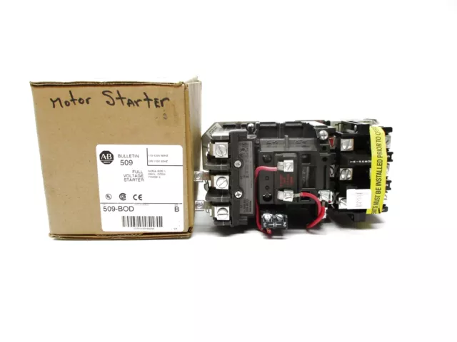 Allen Bradley 509-Bod Ser. B 110/115-120V 27A (Br/Wh) Nsmp