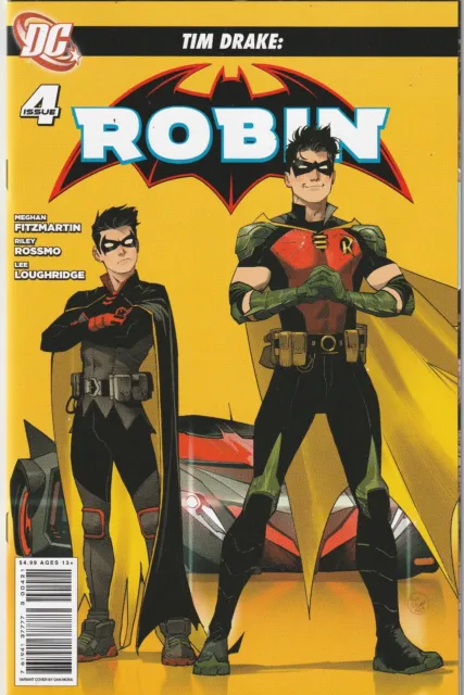 Tim Drake Robin # 4 Variant Homage Cover  NM DC 2022 [M8]