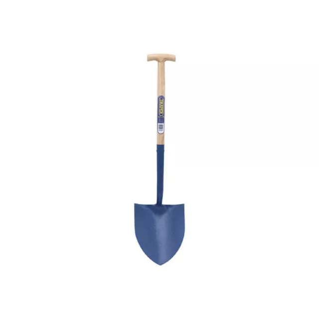 Draper 1x Solid Forged Round Mouth T-Handle Shovel Professional Tool 10875
