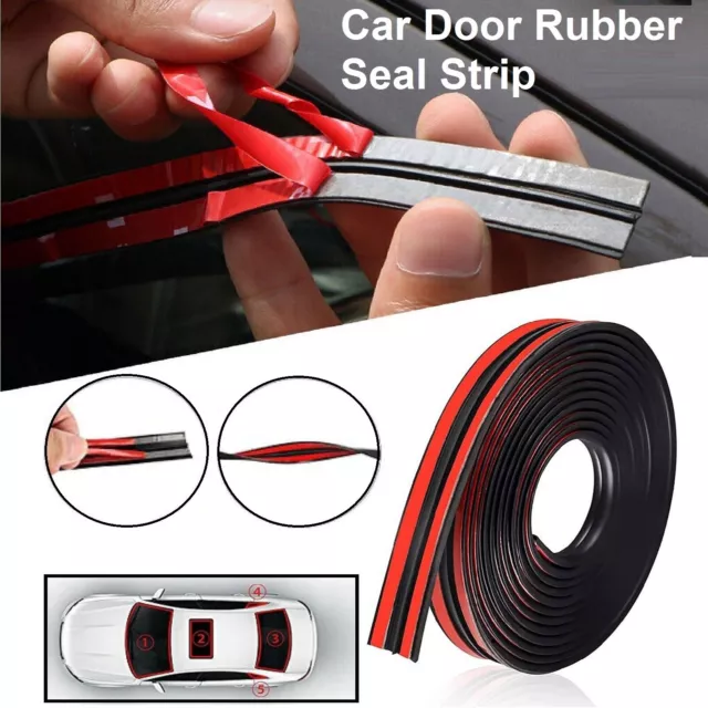 Car Door Edge Protector Anti-Scratch Protection Strip Trim Seal Rubber Strip DIY