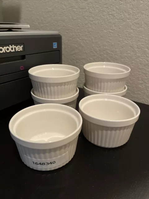 overandback "Cook & Serve" 6-piece Ramekin Set White