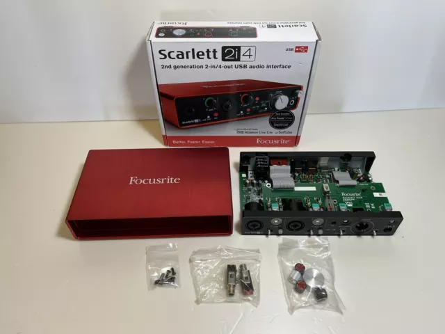 Focusrite Scarlett 2i4 (2nd Gen) USB Audio Interface Studio Recording