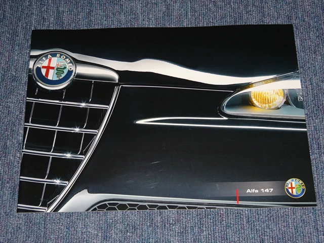 2009 Alfa Romeo Alpha 147 Catalog Japan Edition