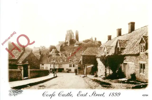 Picture Postcard; Corfe Castle, East Street, 1899 (Repro) [Frith's]