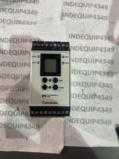 Moore industries SPA/HLPRG/2PRG/U site programmable alarm
