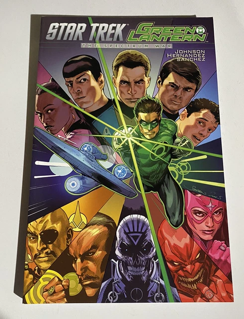 IDW & DC COMICS  - STAR TREK & GREEN LANTERN THE SPECTRUM WAR Collected TPB