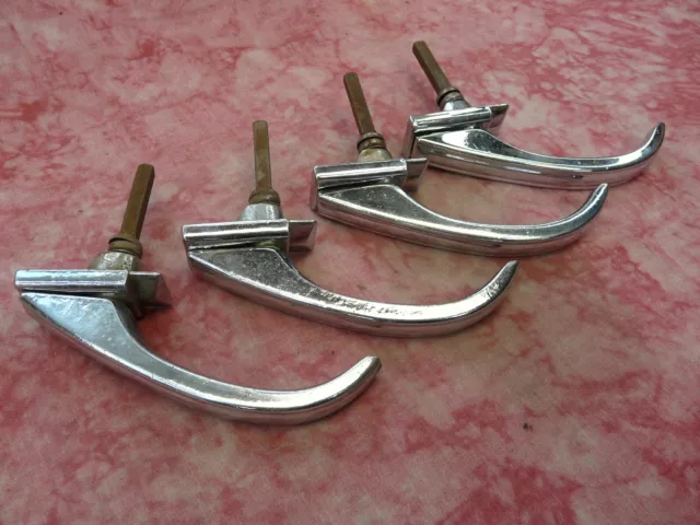 Four 1941 Ford  exterior door handles,   hot rat rod lowrider scta trog flathead