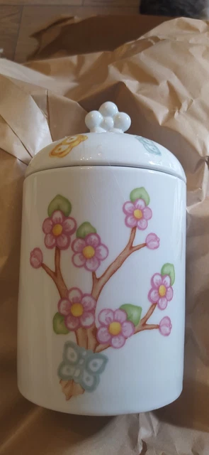 Barattolo In Porcellana THUN Linea Country - Con Tulipano E Farfalla, Ideale Per Cucina - Foto 5