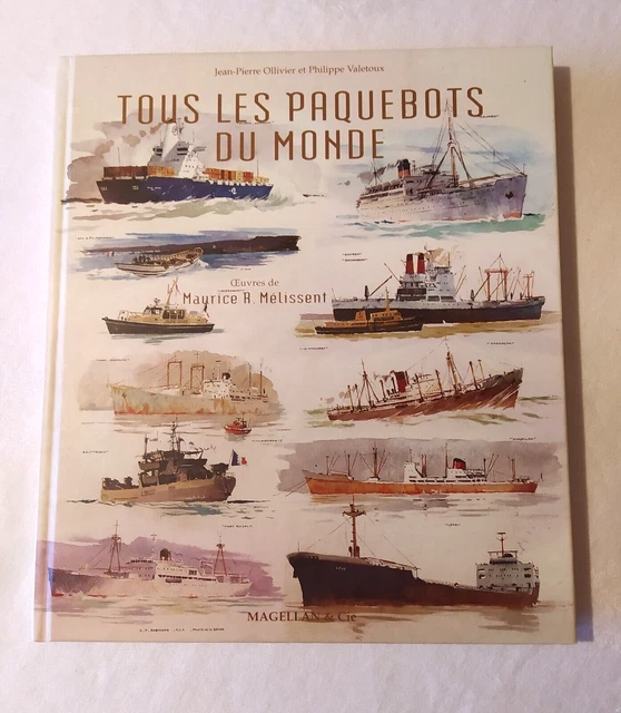 Livre Paquebots Autour Du Monde – Jean-François Durand, 2000, Bon état