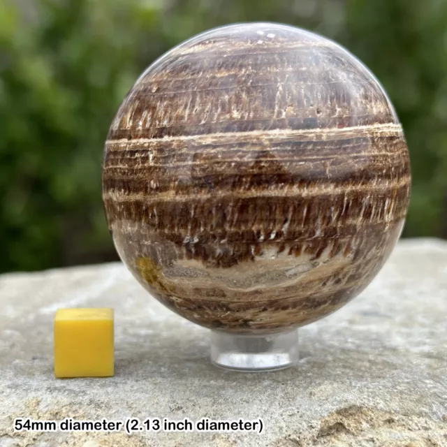 Aragonite ball sphere - a captivating gemstone