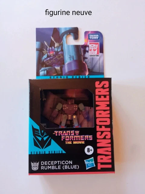 FIGURINE TRANSFORMERS GENERATION Studio Series Decepticon Rumble Blue ...