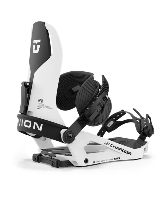 Union Charger Splitboard Snowboard Bindings Medium (US 8-10) White 2024