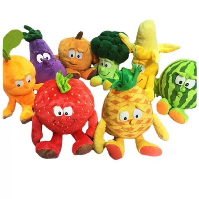 Fruits Vegetables Plush Toy Soft Stuffed Plushie Doll Baby Gift  Cute Plush Doll