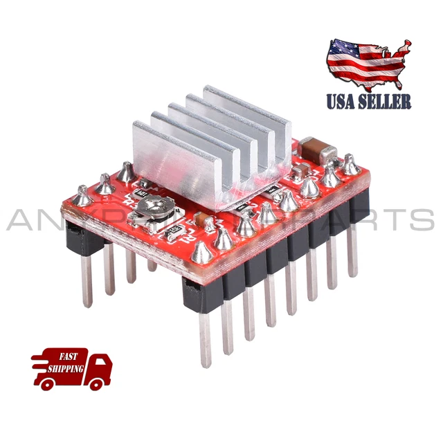 NEW STEPPER MOTOR Driver Module with Heat Sink for 3D Printer RepRap ...