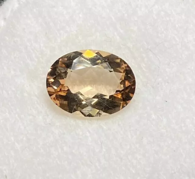 9.76 Cts 16 X 12 Mm Unheated/Untreated Natural Imperial Topaz, If Quality