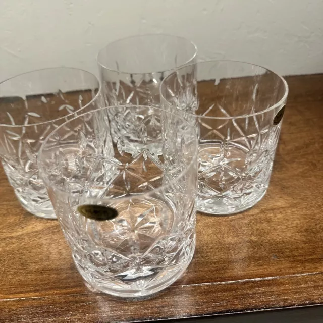Block Forum Crystal Double Old Fashion Dof Rocks Whiskey Glasses – Set Of 4