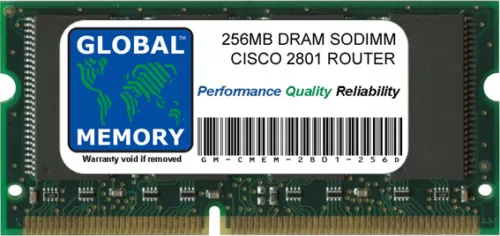 256MB Dram Sodimm Mémoire RAM Pour Cisco 2801 Routeur (MEM2801-256D)