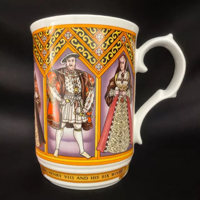 James Sadler and Sons King Henry VIII & His 6 Wives Coffee Mug Fine Bone China