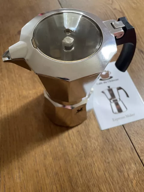 Cafetière italienne, Espresso Maker - Café du Château - 6 tasses