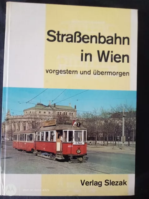 Strabenbahn In Wien "Werlag Slezak" 1972