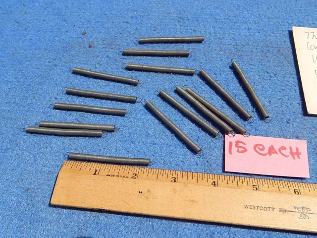 Wurlitzer Seeburg Rock-ola AMI spring ~ 2.125 x 0.125 inch - 15 each