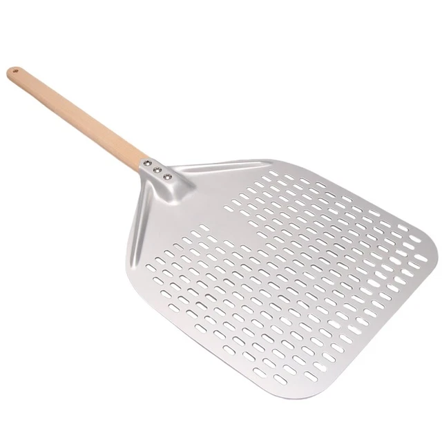 Pelle à Pizza PerforéE, Pelles à Pizza Professionnelles en Aluminium Anodisé, S1