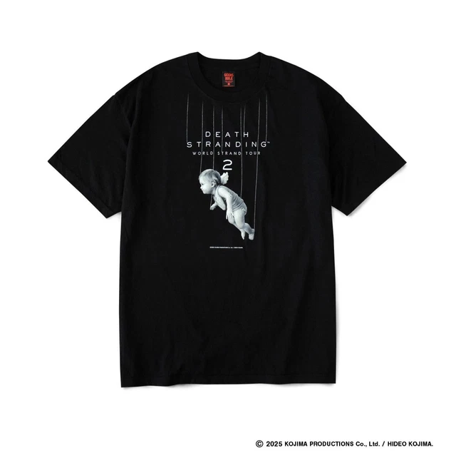 DEATH STRANDING 2 x GEEKS RULE Silkscreen S/S T-Shirt JAPAN POPUP