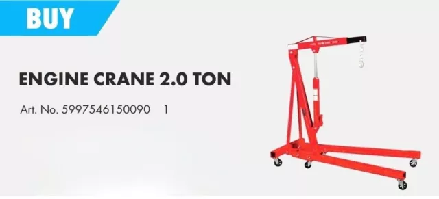 Engine lift crane 2 Tons