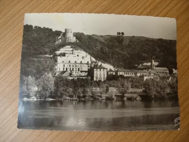 Carte postale ancienne noir & blanc 1949 LA ROCHE GUYON Vue générale