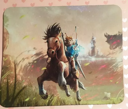 Legend of Zelda Breath of the Wild Link Mouse Pad - Princess Ocarina of Time Toy