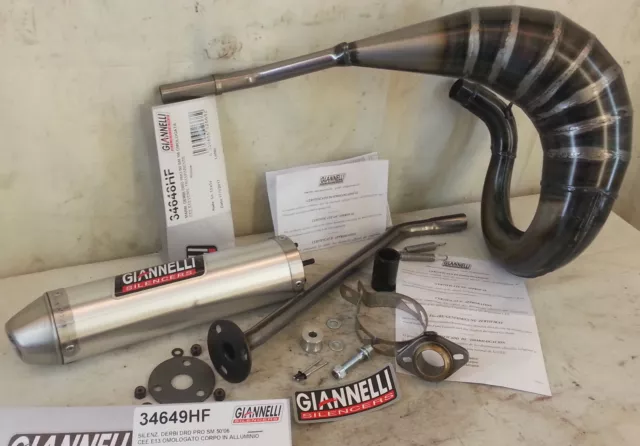 Silencieux GIANNELLI Expansion Derbi DRD Pro 50 Sm '06 Racing 34648HF-34649HF