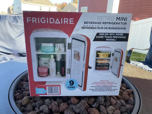 Frigidaire 6 Can Retro Mini Compact Beverage Refrigerator, Great