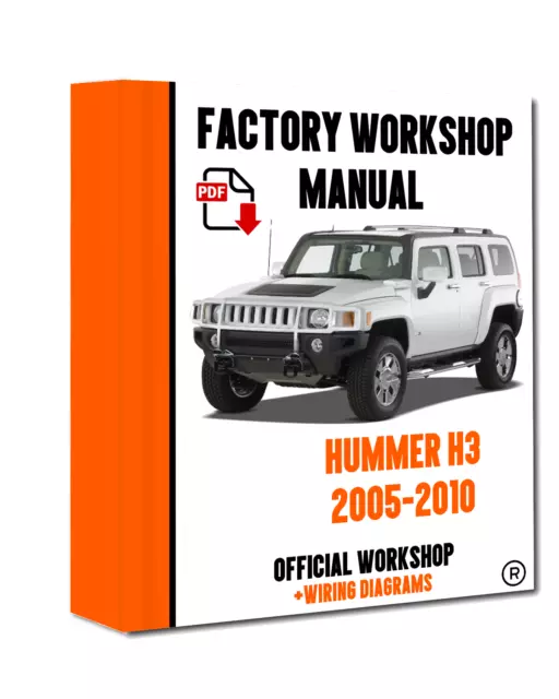 Hummer H3 2005 - 2010 servicio manual oficial taller reparación