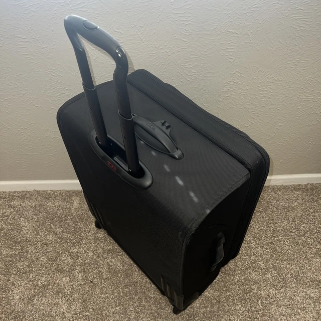 Tumi 22024DH Expandable Black Ballistic Nylon Rolling Suitcase Luggage Alpha 3