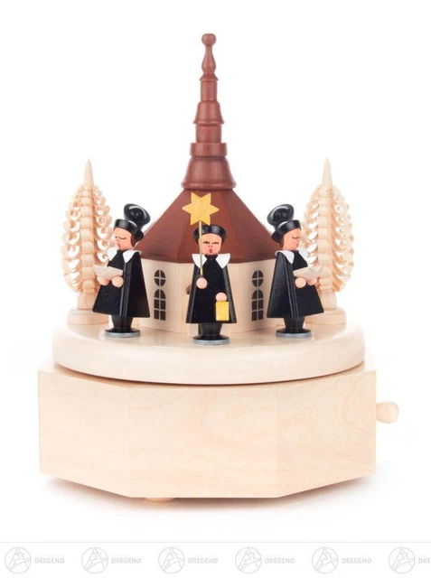 Boîte à Musique De Noël Seiffen Erzgebirge 18 Cm - NEUF - Allemagne