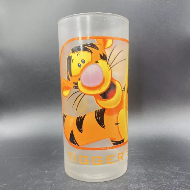 Disney store exclusive Winnie the pooh Tigger since 1966 clear drinking glass