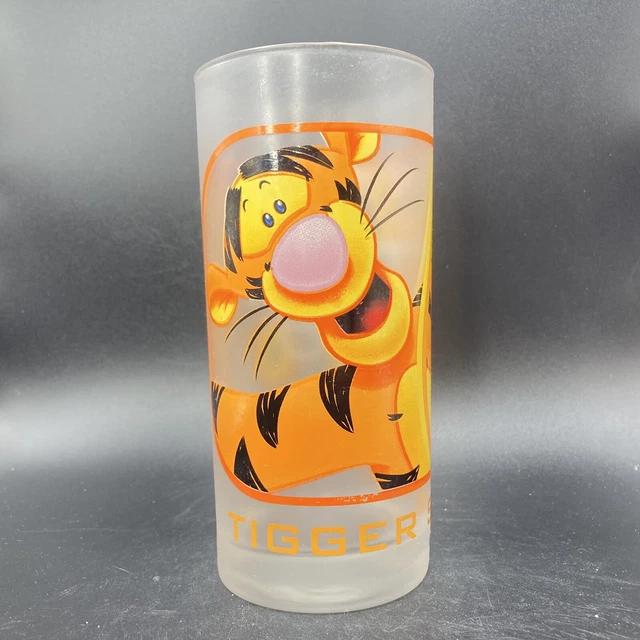 Disney store exclusive Winnie the pooh Tigger since 1966 clear drinking glass