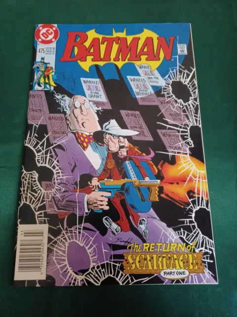 Batman #475 (1992, DC) VF/NM Newsstand 1st App Renee Montoya
