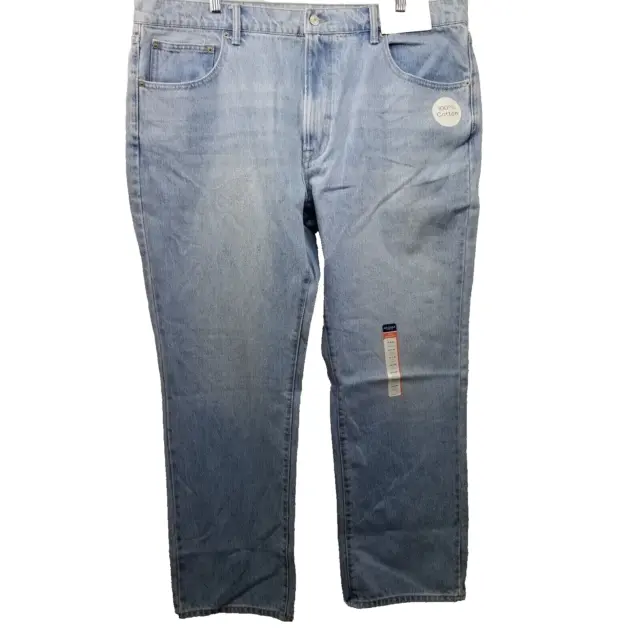 Arizona Jean Co Jeans 42x30 Blue Men's Straight Fit Jeans straight fit