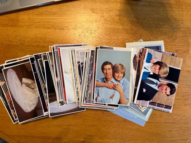 Group of Princess Diana/Royal Wedding  Vintage Unused Postcards, 100+