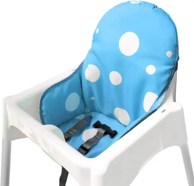 ZARPMA Seat Covers Cushion for Ikea Antilop Highchair,Washable Foldable Baby Hig