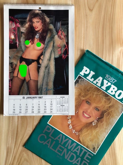 PLAYBOY 1987 PLAYMATE Wall Calendar in Original in Original Envelope