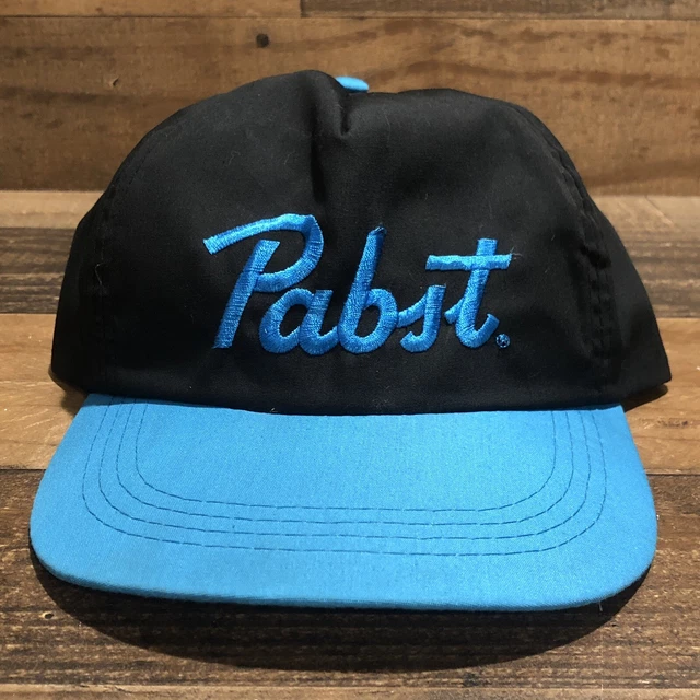 VINTAGE PBR HAT Snapback Baseball Cap Pabst Blue Ribbon Beer Alcohol