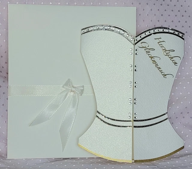 Afie Glückwunschkarte Mit Umschlag – Pailletten-Design Für Freundin, Mädchen, In Rosa & Weiß